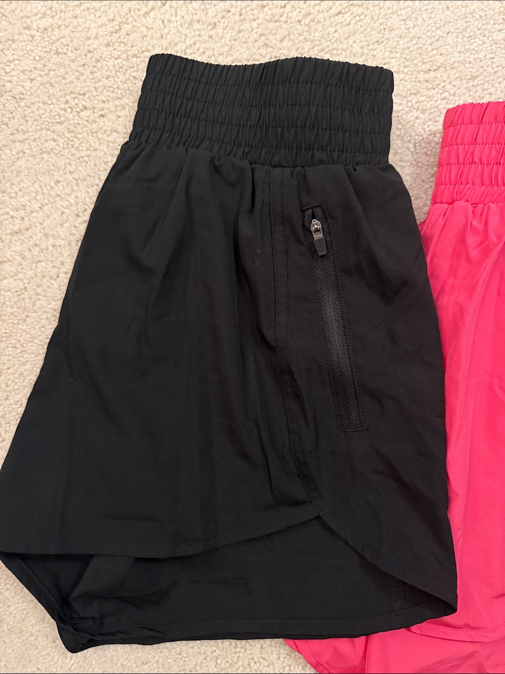 Amazon Women's Athletic Shorts - Black, Pink, Gray, Navy, Tan - Picture 2 of 8